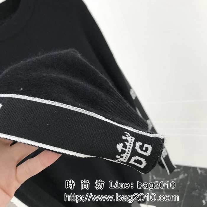 DＧ杜嘉班納 18SS秋冬新款 織帶logo 保暖舒適 男款毛衣 訂制美麗奴羊毛 打底百搭款 ydi2415